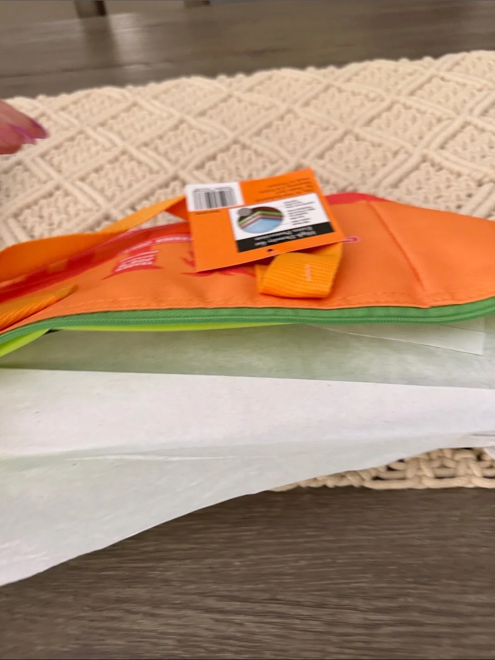 Trader Joe's - Lunch Tote Duo in Blue, Green & Orange